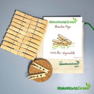 Bamboo Pegs Set of 20