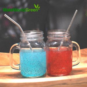 Steel Straws Pack of 4